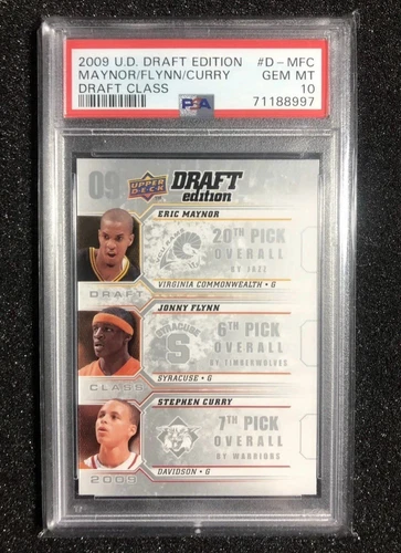 Stephen Curry RC ROOKIE  2009 UD Draft Edition Draft Class PSA 10 GEM MINT POP49