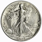 1941-S WALKING LIBERTY HALF DOLLAR ~ BRIGHT WHITE GEM BU UNCIRCULATED! INV#1