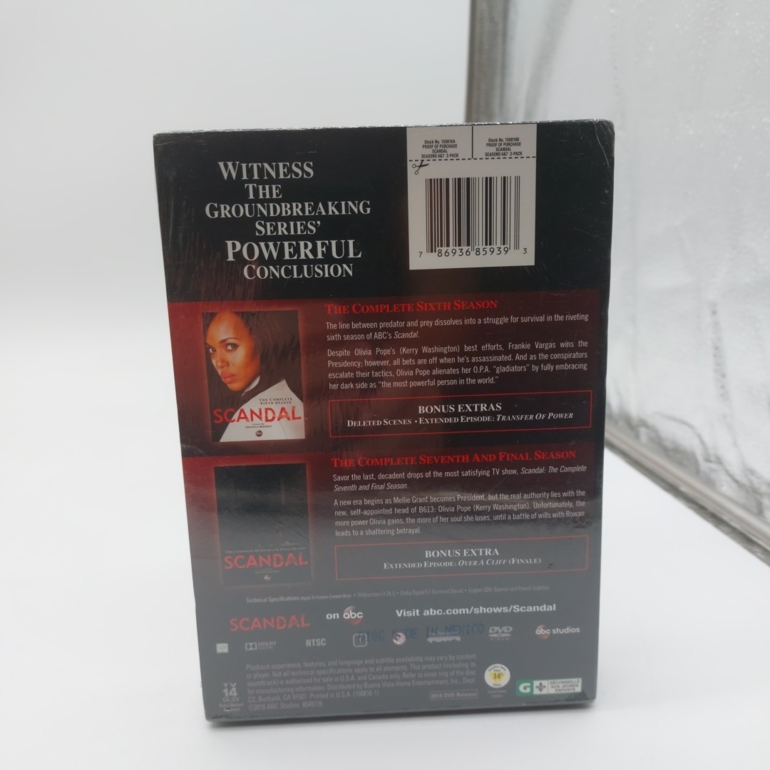SCANDAL DVD 6枚 BD 2枚まとめ Amazon.com: Scandal: The Complete Sixth Season : Verica, Tom