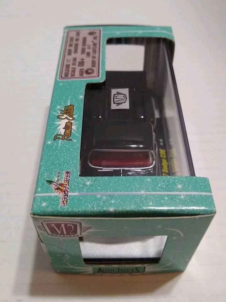 M2 Machines Auto Trucks Premium 1957 Dodge COE Work R17 #11-12 Black 1:64 R - Image 2 of 4