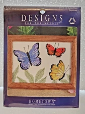 Janlynn Designs For The Needle #3051-16 Butterflies Cross Stitch Kit New 2002