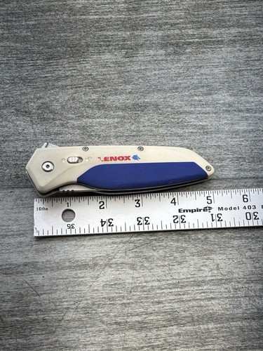 Lenox Folding Locking 3.5” Drop Point Blade Knife Belt Clip Work Pocket 5” - Picture 9 of 17