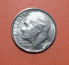 1992 D Roosevelt Dime Mint Error Defective Planchet