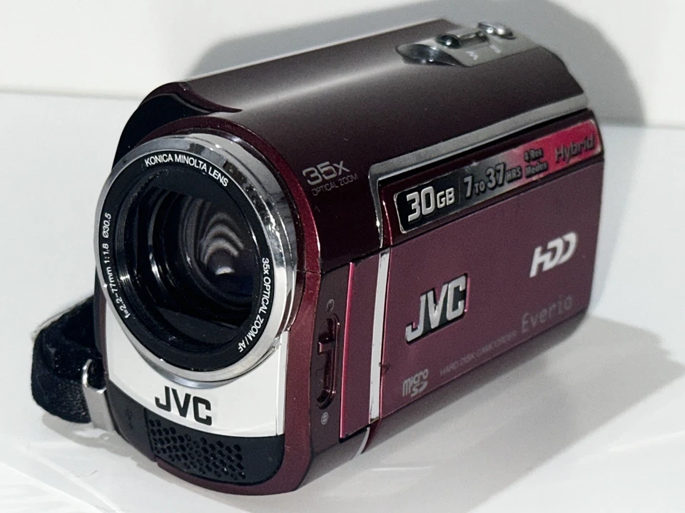 JVC Everio GZ-MG330REK Handheld High Definition HDD Camcorder & charger - Tested - Image 4 of 4