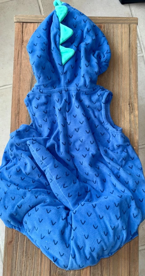 Carter’s Baby Boy Blue Dino Dinosaur Costume NEW 12 months - Image 4 of 4