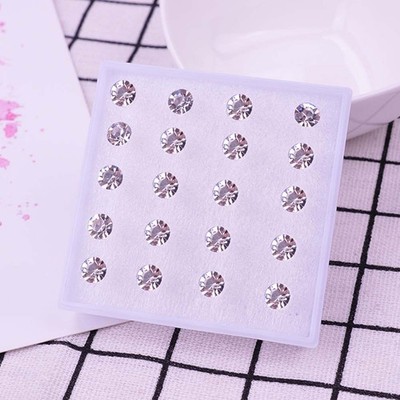 Bezauberndes 10 Paar Set Harz Diamant Ohrringe für ein stilvolles Accessoire