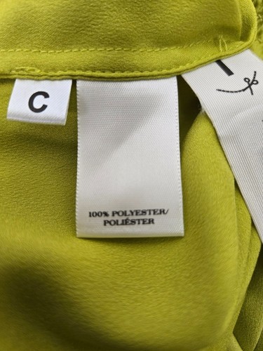 Neu mit Etikett $ 68 Ann Taylor gelb grün gesmokte Schultern Damen Bluse Top Gr. XS, S - Bild 8 von 10