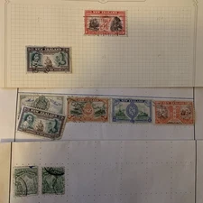 WORLDWIDE Stamps UNCHECKED. On page or part. *NEW ZEALAND*