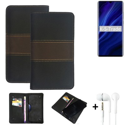 Handy Hülle + Kopfhörer für Huawei P30 Pro New Edition Schutz Hülle Tasche B