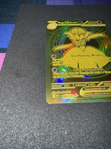 CLEAN Mega Gardevoir ex 187/132 Me01: Mega Evolution Holo - Picture 2 of 11