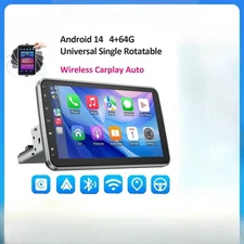 10.1 Inch Universal Single Rotatable Car Radio Auto Carplay Multimedia Player