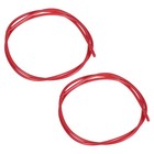 PTFE Tube 3.2Ft - ID 2mm x OD 4mm Fit 1.75 Filament for 3D Printer Red 2pcs