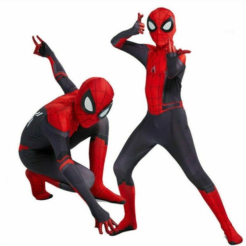 Halloween Boys Kid Men Spiderman Far From Home Cosplay Costume Party Fancy Dress - Picture 29 of 40