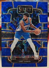 2023-24 Panini Select - Concourse Joel Embiid #4 Blue Scope Prizm /249