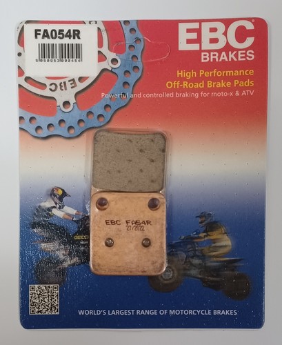 Yamaha YFM400 (2000 to 2008) EBC R Sintered FRONT Disc Brake Pads (FA54R) x 2 - Picture 2 of 5