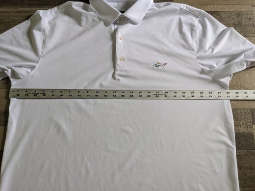 Greg Norman Play Dry Men's White With Front Chest Logo Golf Polo XL - Picture 8 of 10