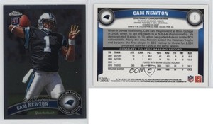 2011 Topps Chrome Cam Newton (Throwing Ball) #1 Rookie RC