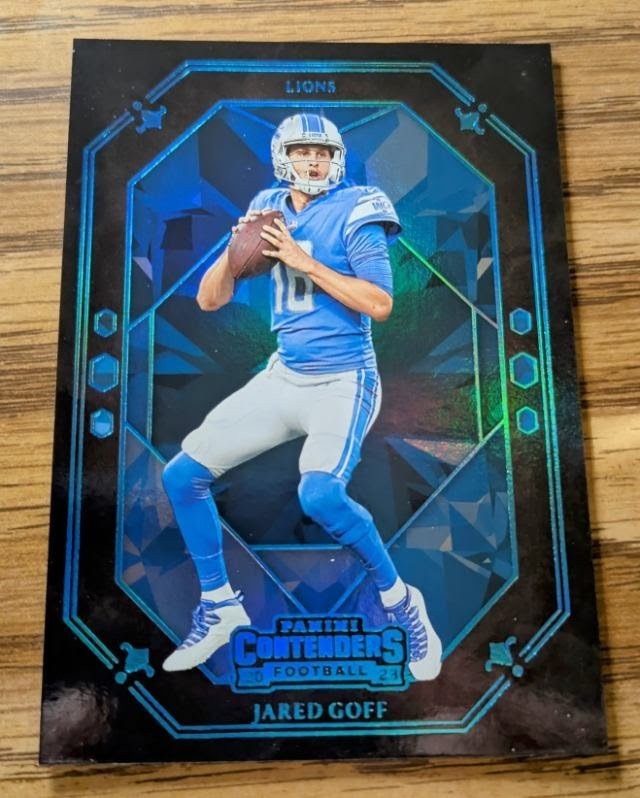 Jared Goff Contenders Crown Jewels Case Hit Ssp 2023