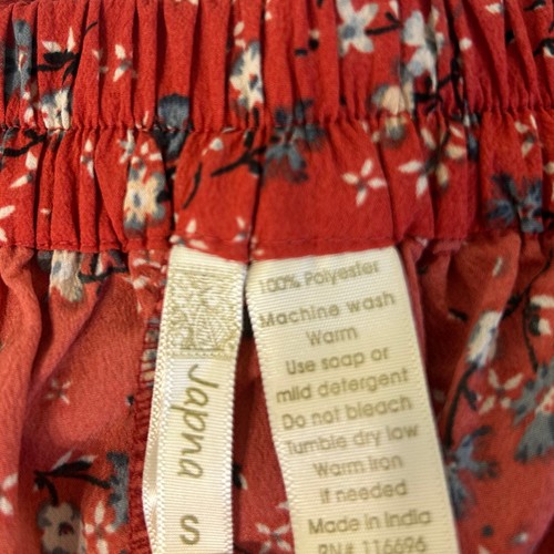 JAPNA Floral Wide Leg Hose Small Damen fließend Boho Freizeit Blumen - Bild 3 von 11