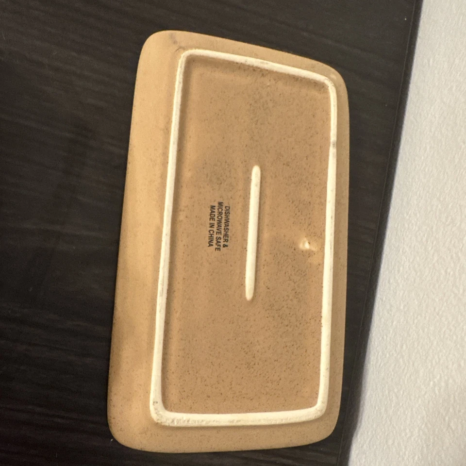 Plato de mantequilla cubierto dulce The Beehive Bee gres cerámico apto para lavavajillas usado en excelente estado Foto 2 de 4