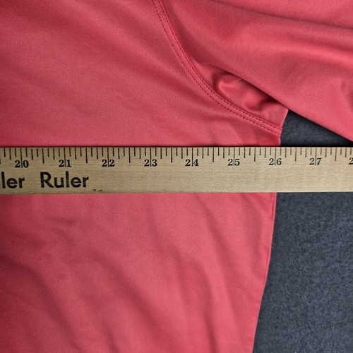 Nike Tiger Woods Collection Snap Golf Polo Dri Fit Sunday Red Gradient XLarge eBay
