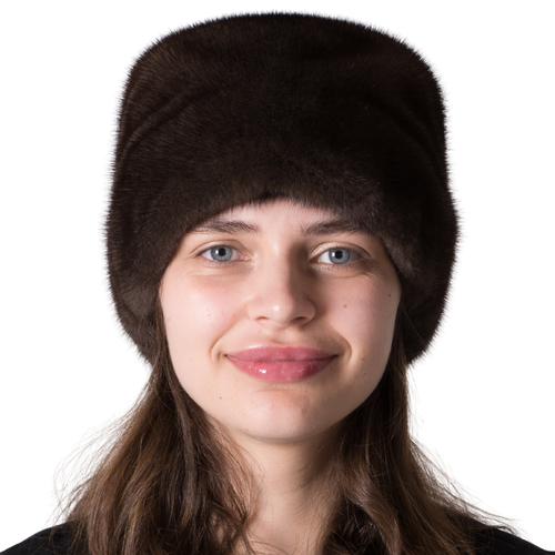 Womens Mink Hat Winter Real Fur Hat Kubanka Luxury Russian Fur Hat Style Fur Hat - Picture 18 of 20