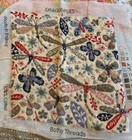 Bothy Threads Needlepoint Completed Dragonflies Made In England 13.5" Sq.