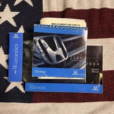 2004 HONDA ELEMENT OWNERS MANUAL - QUICK START GUIDE & WARRANTIES BOOKLETS 