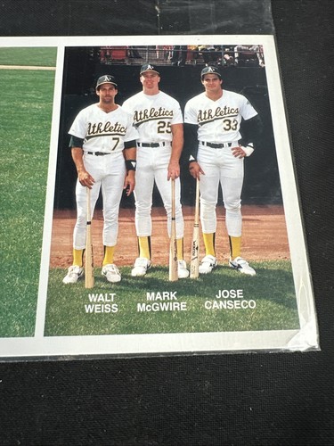 Rare Uncut Trading Cards Oakland A’s Mothers Cookies 1989 Jose Canseco McGwire - Picture 5 of 6