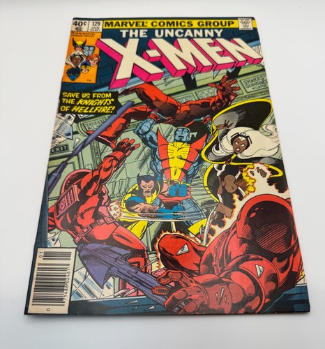 Uncanny X-Men #129 First Appearance Kitty Pryde & Emma Frost (Marvel 1980) - Picture 6 of 9