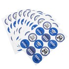 10 Sheets Beschriftung Aufkleber Verpackungsaufkleber Versiegelungsaufkleber