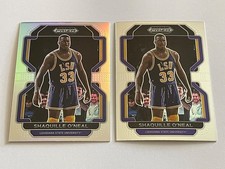(2) 2022 Panini Prizm Draft Picks Shaquille O'Neal #44 Silver Prizm + Base HOF