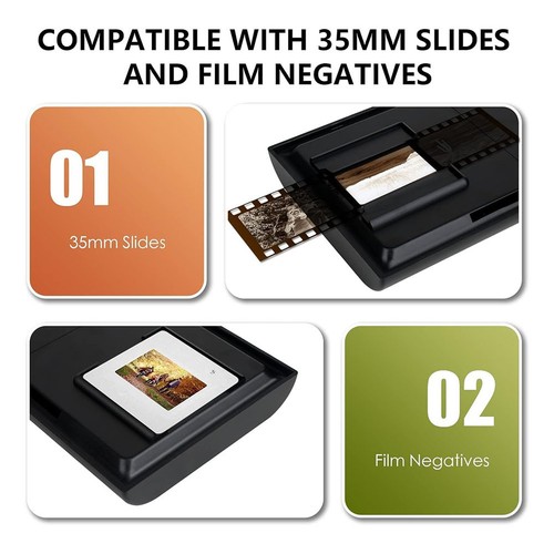 Mobile Film and Slide Scanner, 35mm Slide and Negative Scanner with LED8315 - Picture 3 of 6