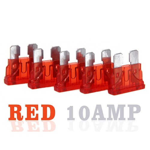 10-300pcs Red 10Amp ATC/ATO Standard Fuse Blade Style for Automotive Car Truck - Picture 4 of 10