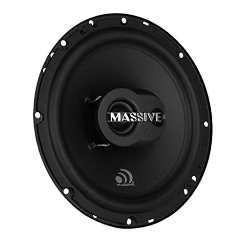 6.5" 50 Watts RMS 4-Ohm Shallow Mount Coaxial Speakers Pair Massive Audio - Picture 5 of 9