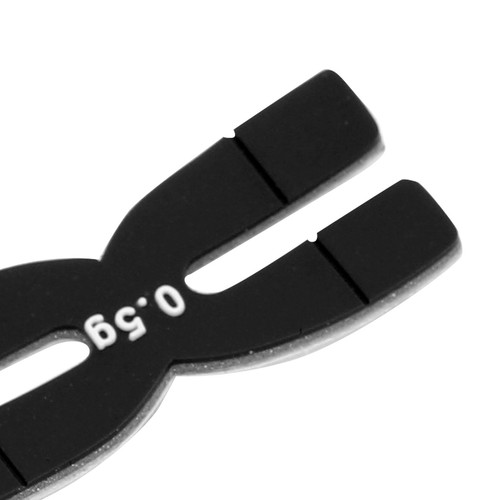 BLACK 5pcs 0.5g Tennis Badminton Racket Weight Balance Strips Silicon BD - Picture 18 of 22