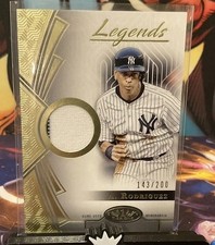 🔥2023 Topps Tier 1 Legends Relic Serial # 143/200 Alex Rodriguez Game Used NYY