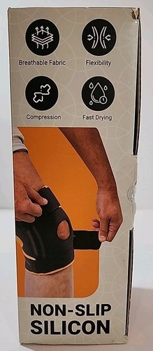 NEU DR. BRACE ELITE Kniebandage mit Seitenstabilisatoren & Patella Gel Pads Gr. XL - Bild 4 von 6