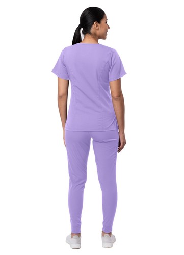 Adar Pro Flawless Plus Scrub Set Women Elevated V-Neck Top & Jogger Scrub Pants - Picture 86 of 224
