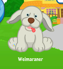 Webkinz Weimaraner Virtual Adoption Code Only Messaged Webkinz Weimaraner Dog !!