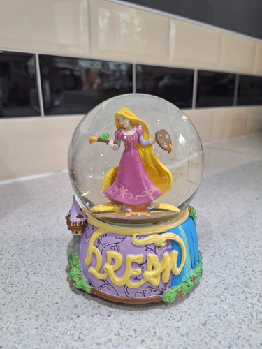 Disney Rapunzel Tangled By Clintons Musical Snow Globe Perfect Condition No Box - Picture 8 of 8