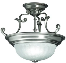 Dolan Designs 524-09 Richland Semi-Flush Mount Satin Nickel