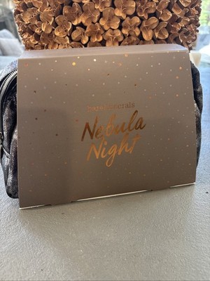 Bare Minerals Nebula Night  3 Piece Gift & Bag Travel Sz. Prime Time
