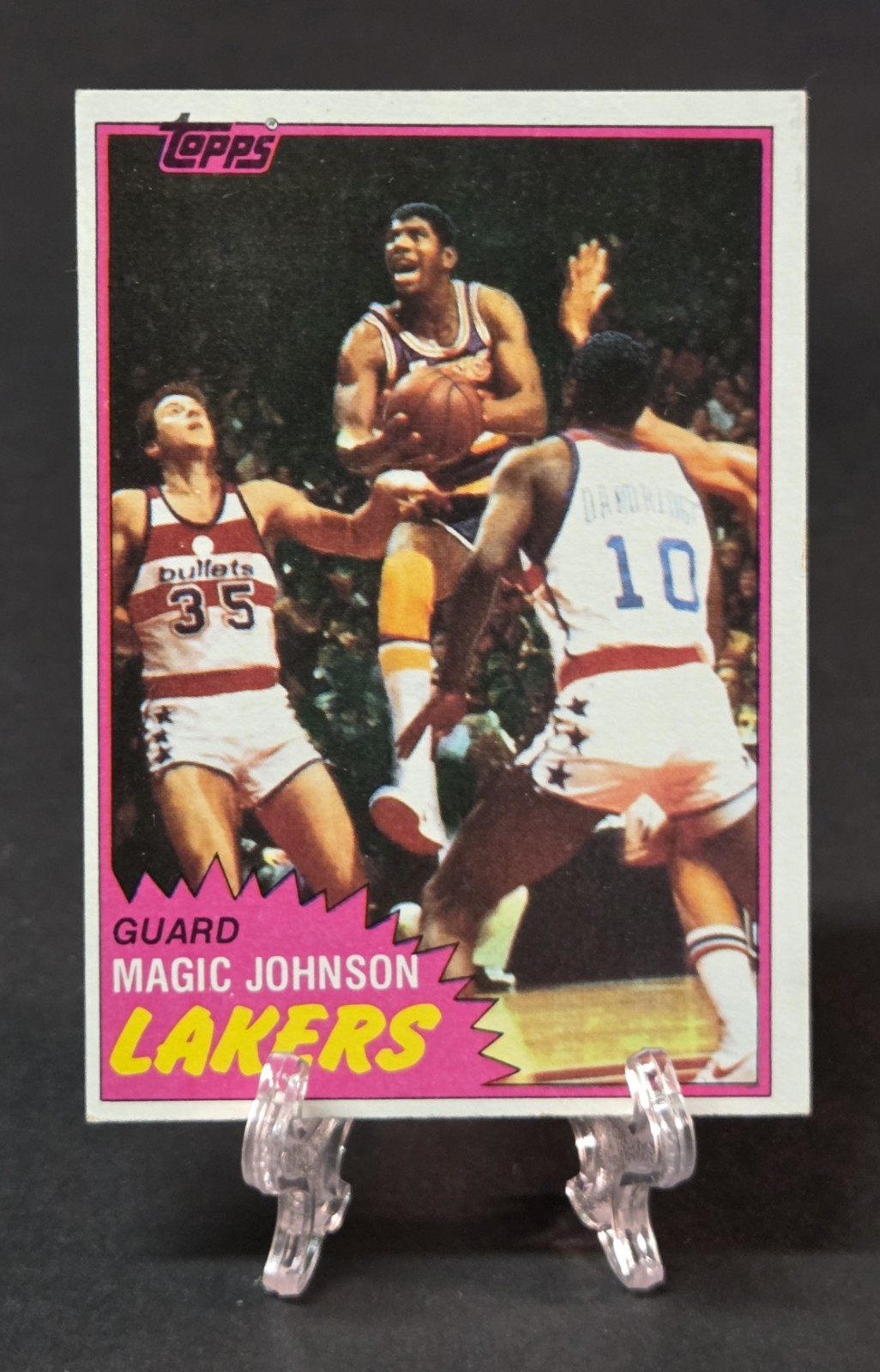 1981-82 Topps Basketball # 21 Magic Johnson HOF!! NM!! COMBINED SHIPPING!!