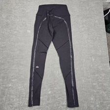 Alo Yoga Leggings Womens Small Black High Waist Ankle Length Athletic
