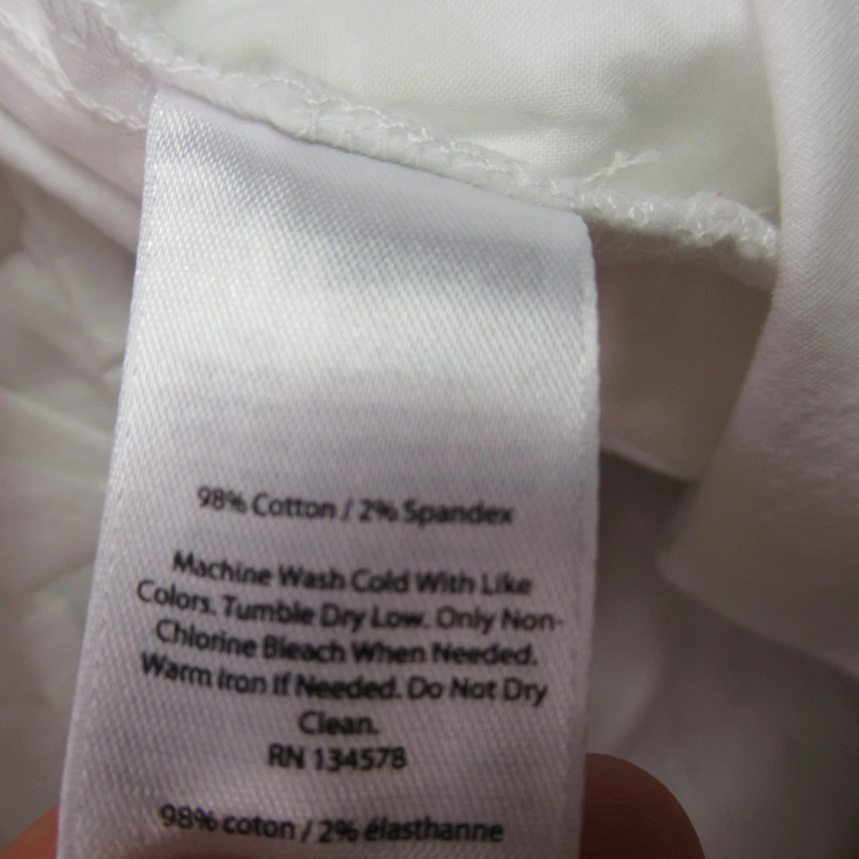 Pantalones Cortos Vineyard Vines Para Mujer 6 Ligeros Exterior Blanco Chino Bolsillos Foto 4 de 4