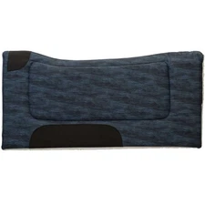 Weaver Leather Contoured Microfiber Saddle Pad - Denim 32 x 32"