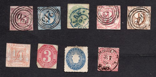 STAMP LOT OF THE GERMAN STATES FAULTY ITEMS - 第 1/2 張圖片