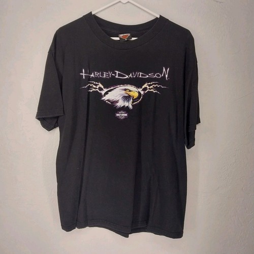 Vintage 2002 Harley-Davidson Kenosha WI Black T Shirt Size XL