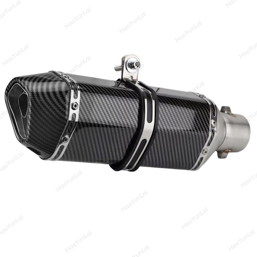 classic 　sold out 51mm Slip-On Muffler Exhaust Pipe For Kawasaki KL250 KL600